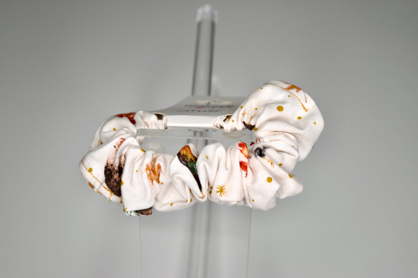 Small Fall Chickens Scrunchie