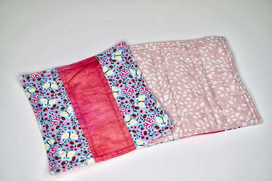 Ladybugs and Pink with White Dots Potholders