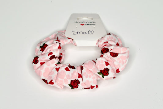 Small Paws and Roses Scrunchie