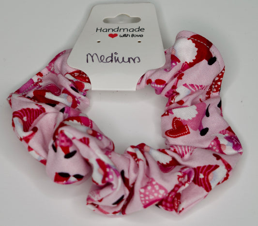 Medium Valentine Gnomes Scrunchie
