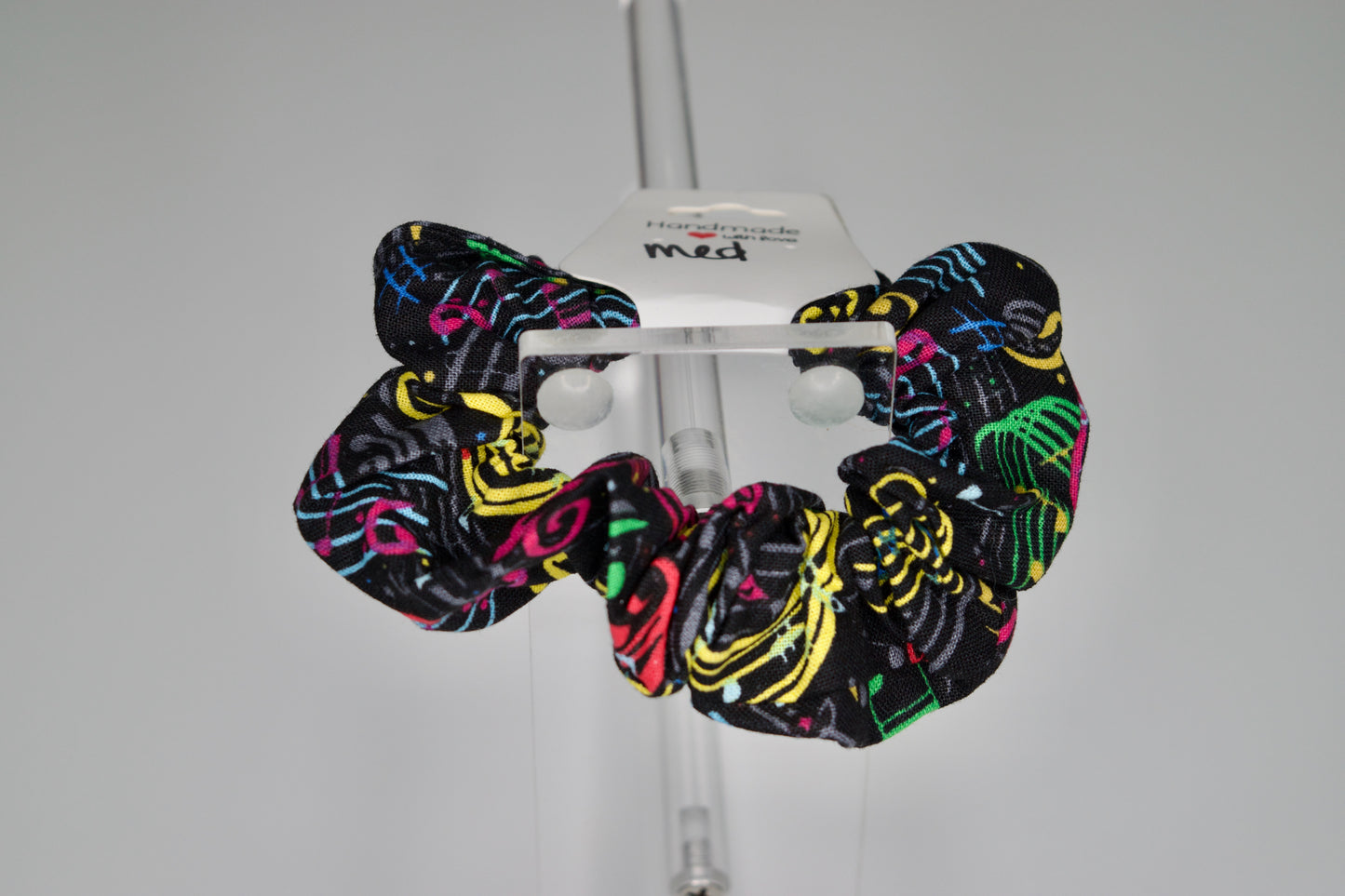Medium Music Notes Scrunchie