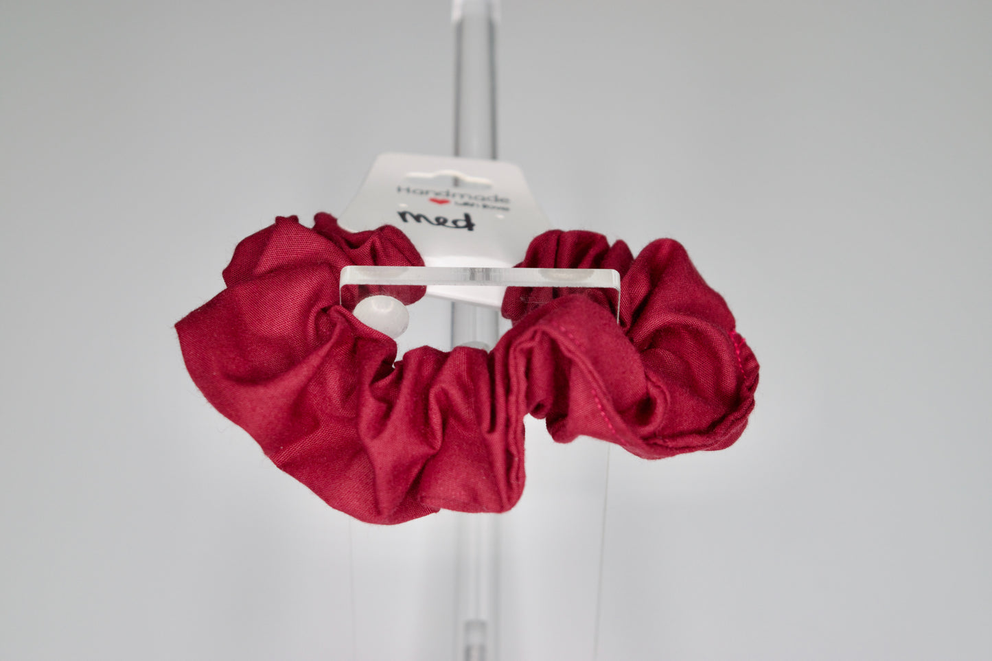 Medium Maroon Scrunchie