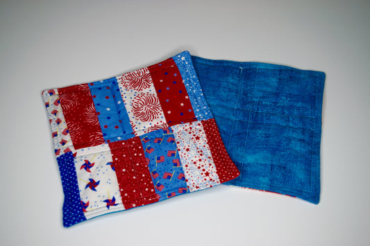 Patriotic and Blue Potholders