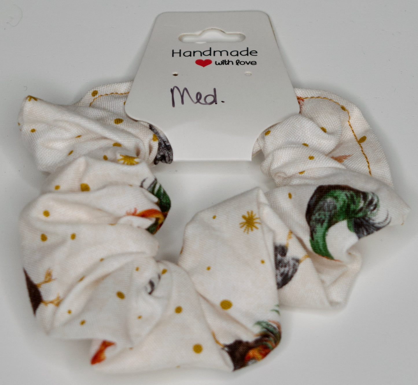 Medium Fall Chickens Scrunchie