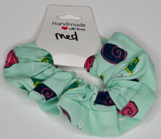 Medium Swirly Snails Scrunchie