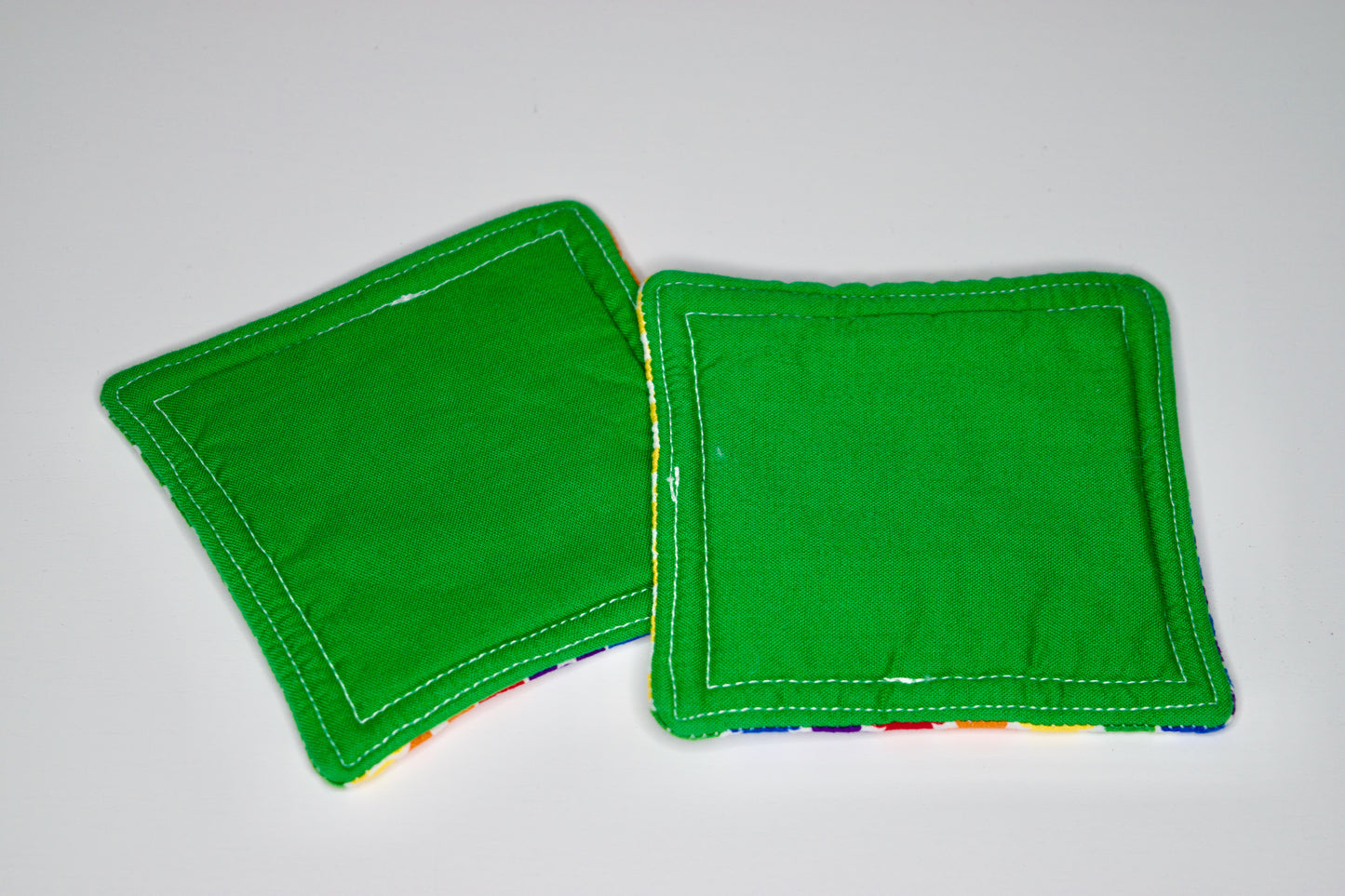 Rainbow Mickey and Green Mini Hot Pads