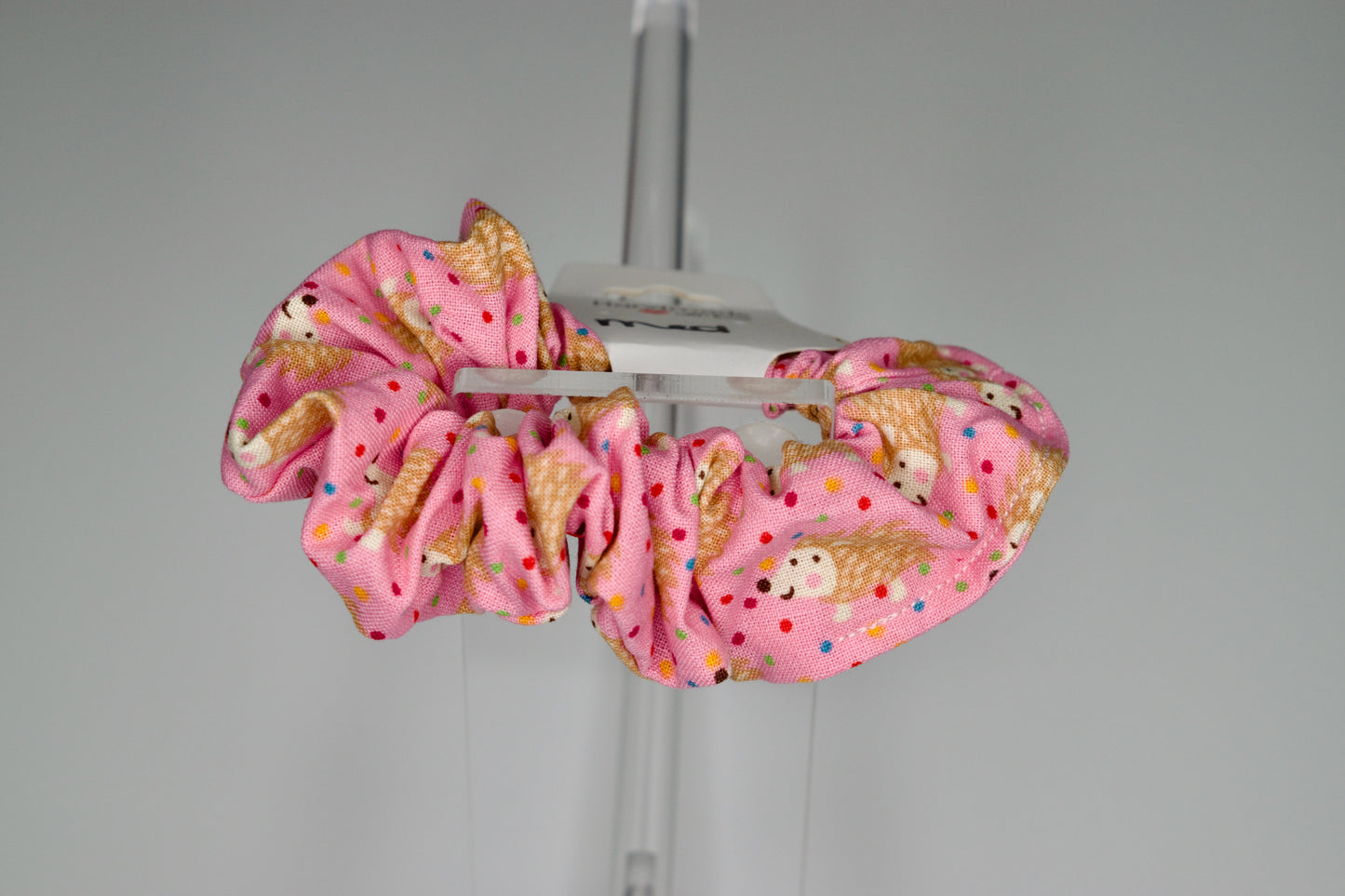 Medium Pink Hedgehogs Scrunchie
