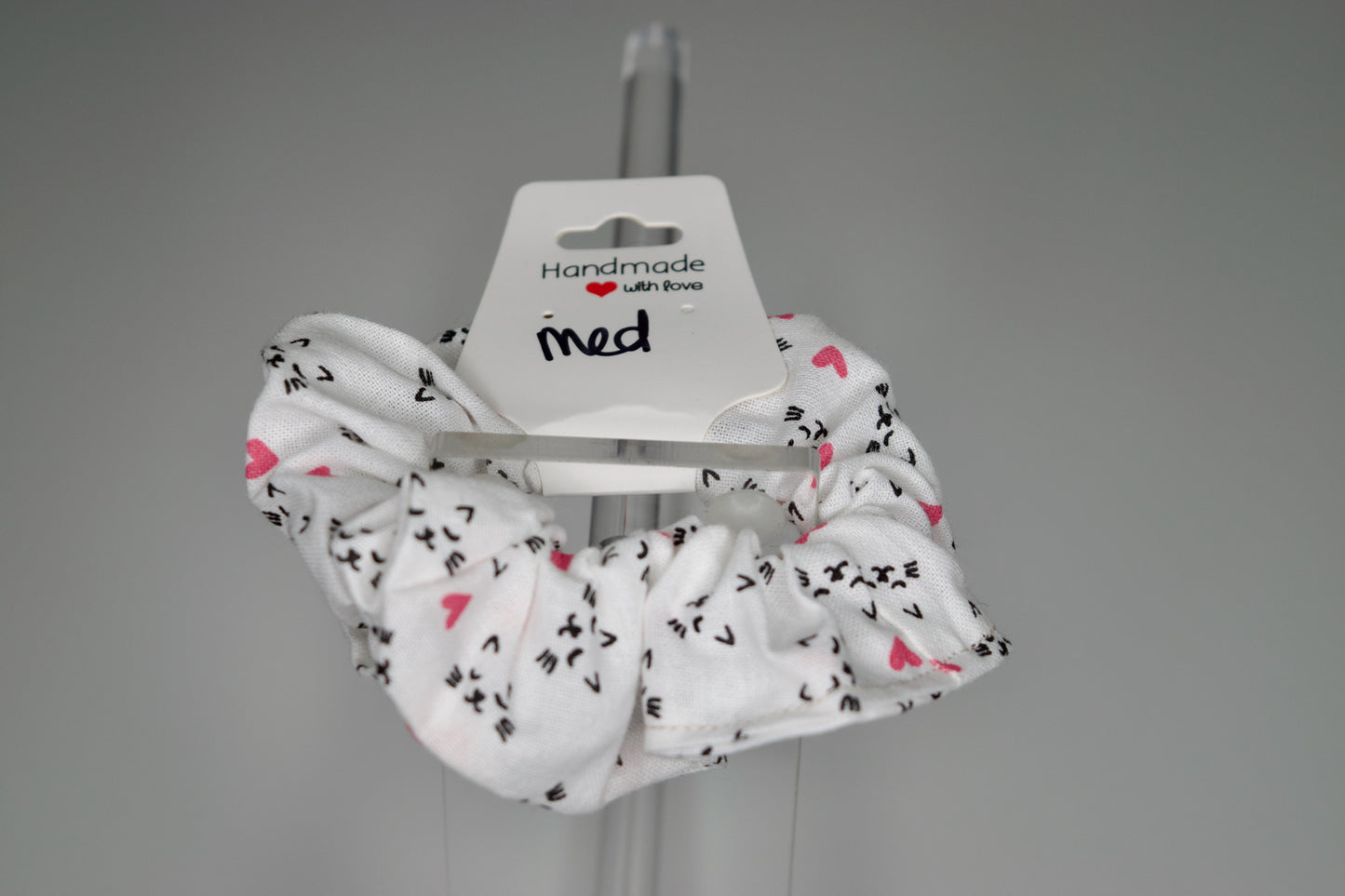 Medium Cat Faces Scrunchie