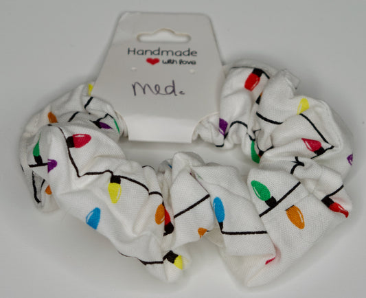 Medium Christmas Lights Scrunchie