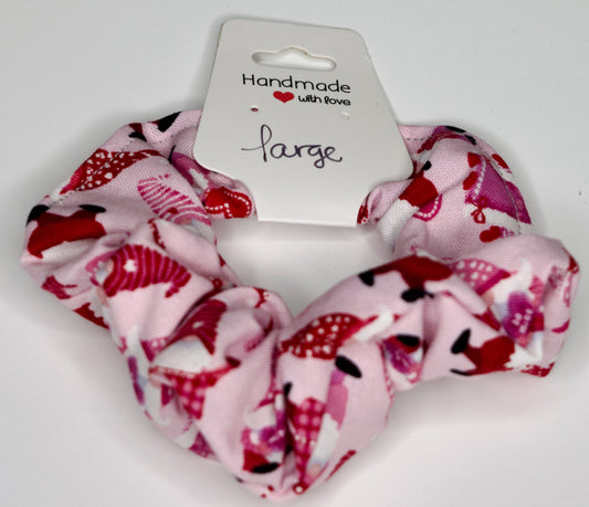 Large Valentine Gnomes Scrunchie
