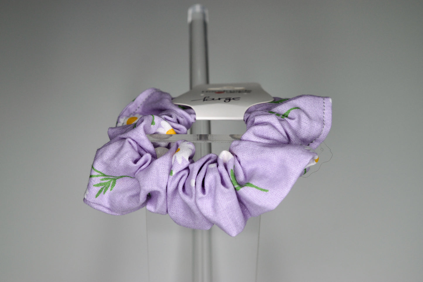 Large Lavender Daisies Scrunchie