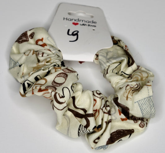 Large I Love My Dog Scrunchie