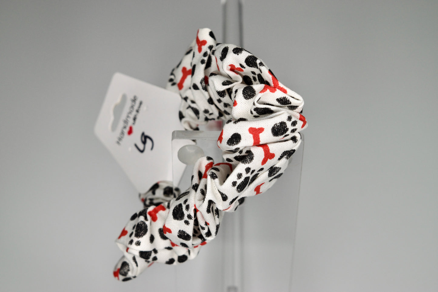 Large Paws and Bones Scrunchie