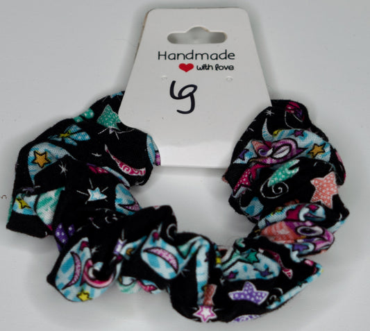 Large Night Owls Scrunchie