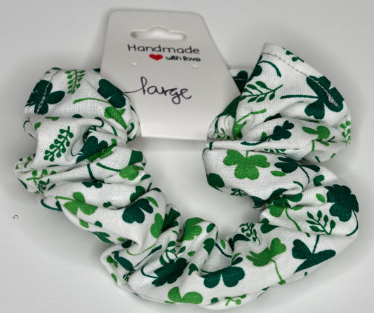 Large Clovers Scrunchie