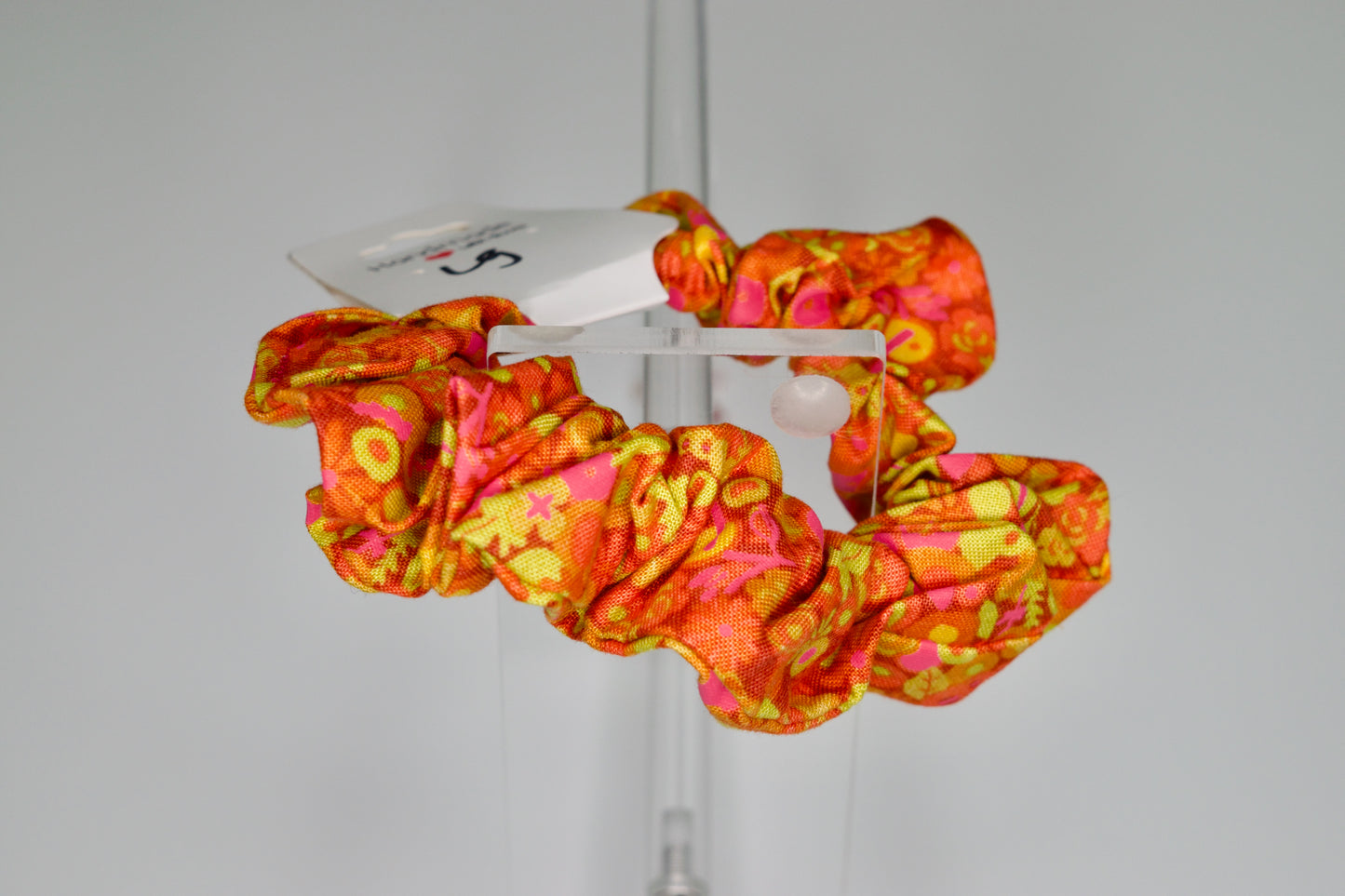 Large Tropical Flowers Scrunchie