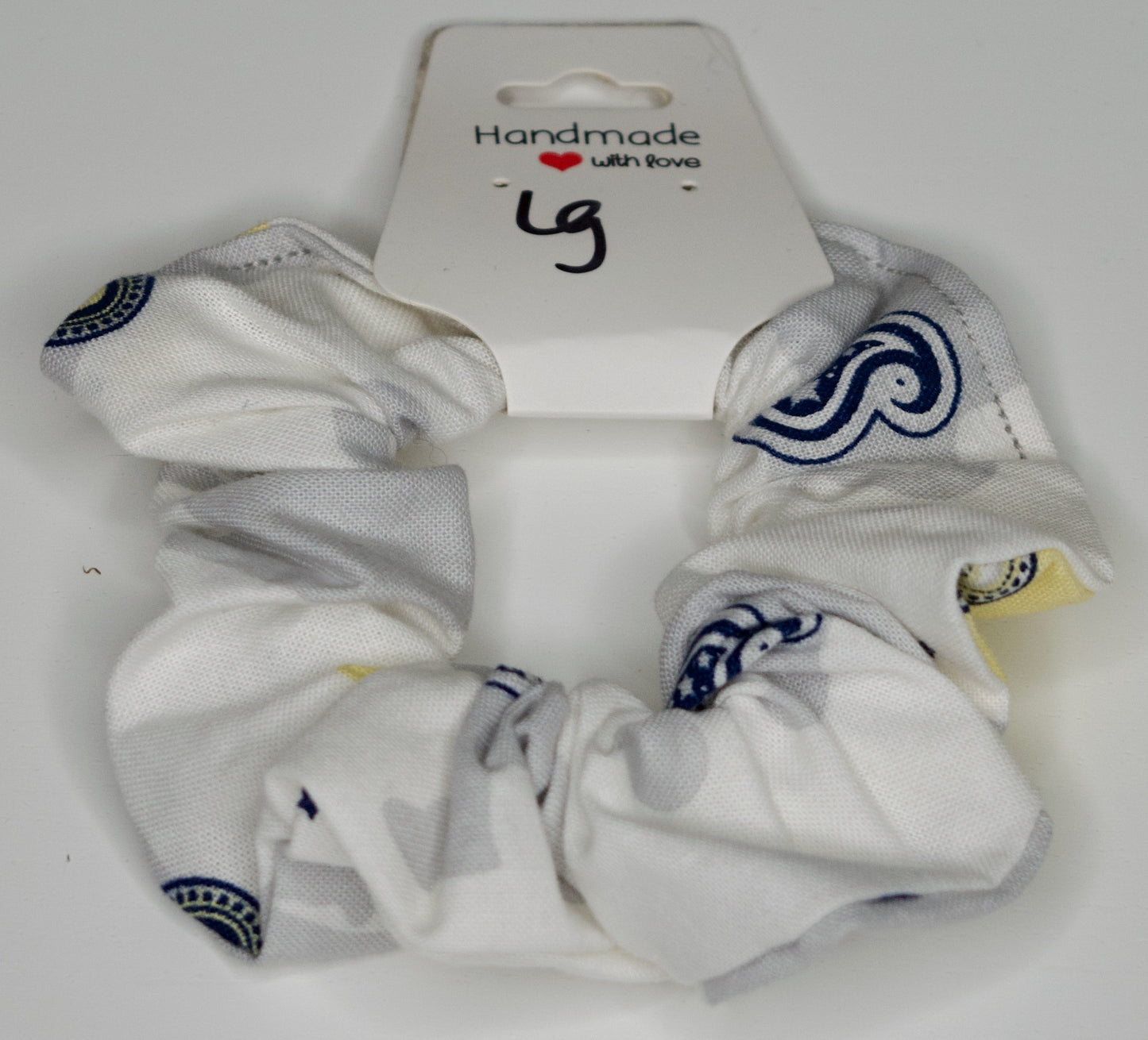 Large White Elephants Scrunchie
