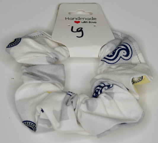 Large White Elephants Scrunchie