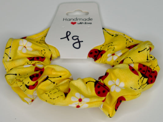 Large Ladybugs Scrunchie