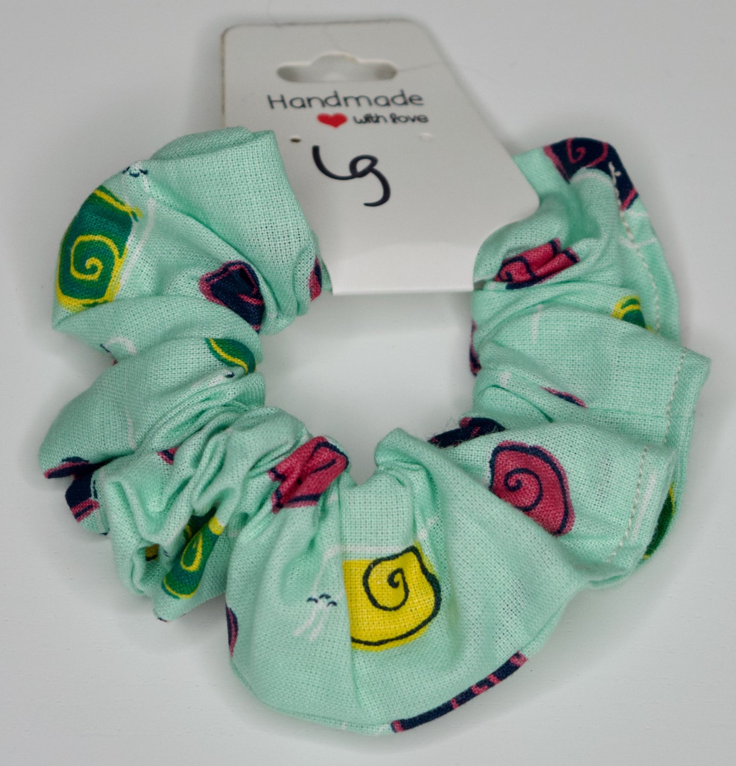 Large Swirly Snail Scrunchie