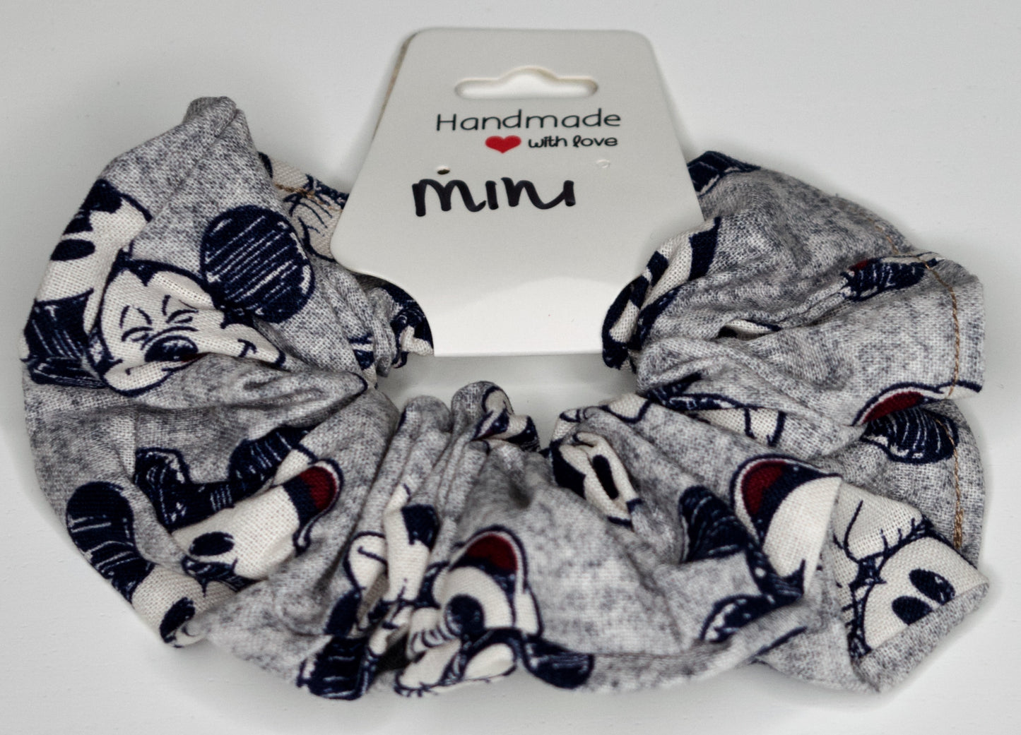 Mini Jumbo Mickey and Minnie Scrunchie