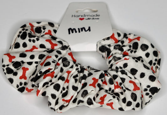 Mini Jumbo Paws and Bones Scrunchie
