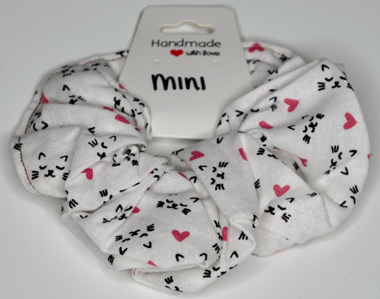Mini Jumbo Cat Faces Scrunchie