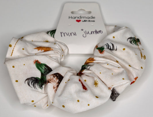 Mini Jumbo Fall Chickens Scrunchie