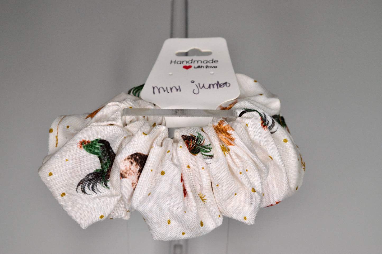 Mini Jumbo Fall Chickens Scrunchie
