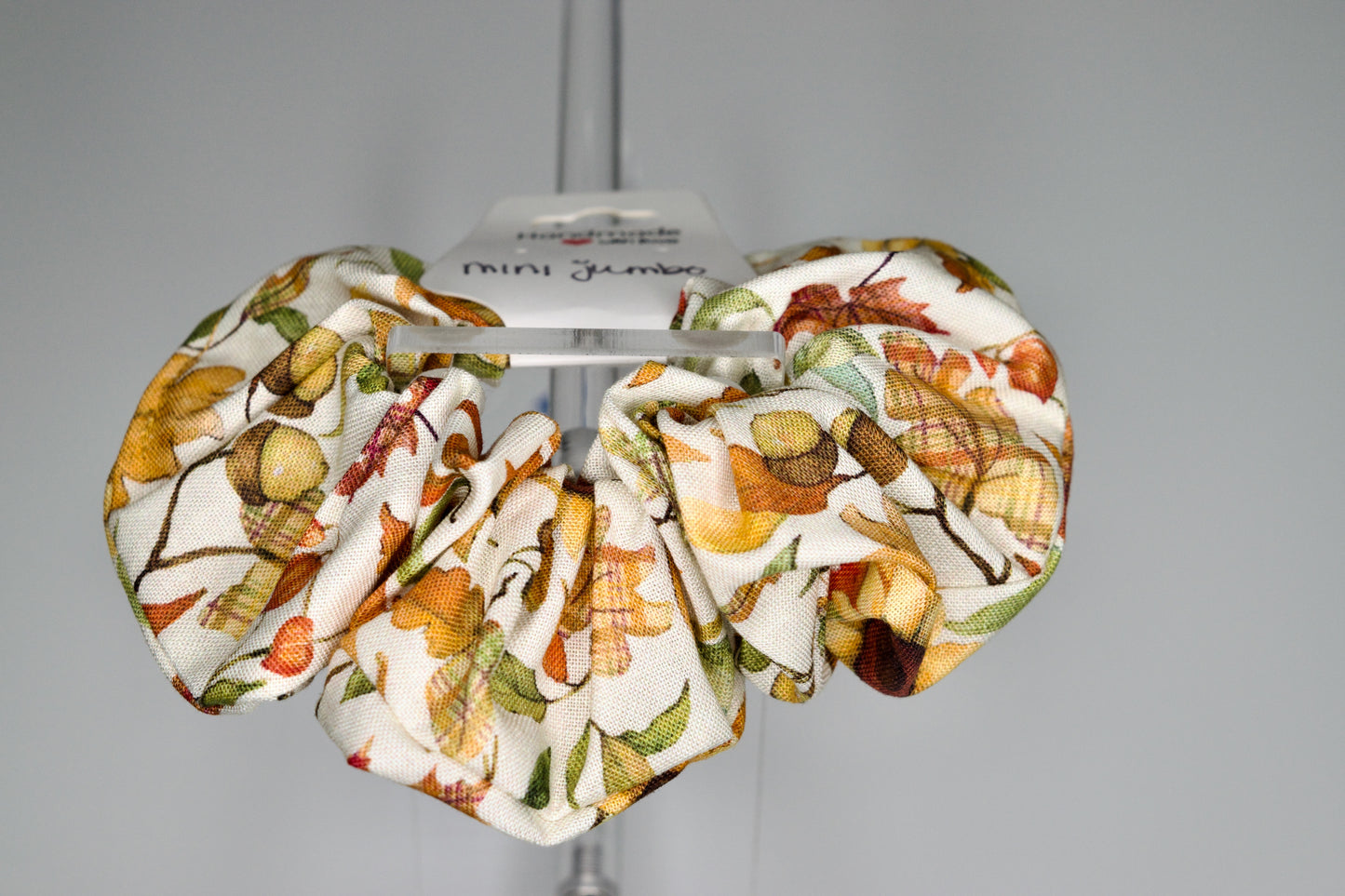 Mini Jumbo Fall Leaves and Sunflowers Scrunchie