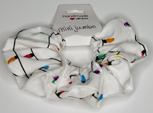 Mini Jumbo Christmas Lights Scrunchie