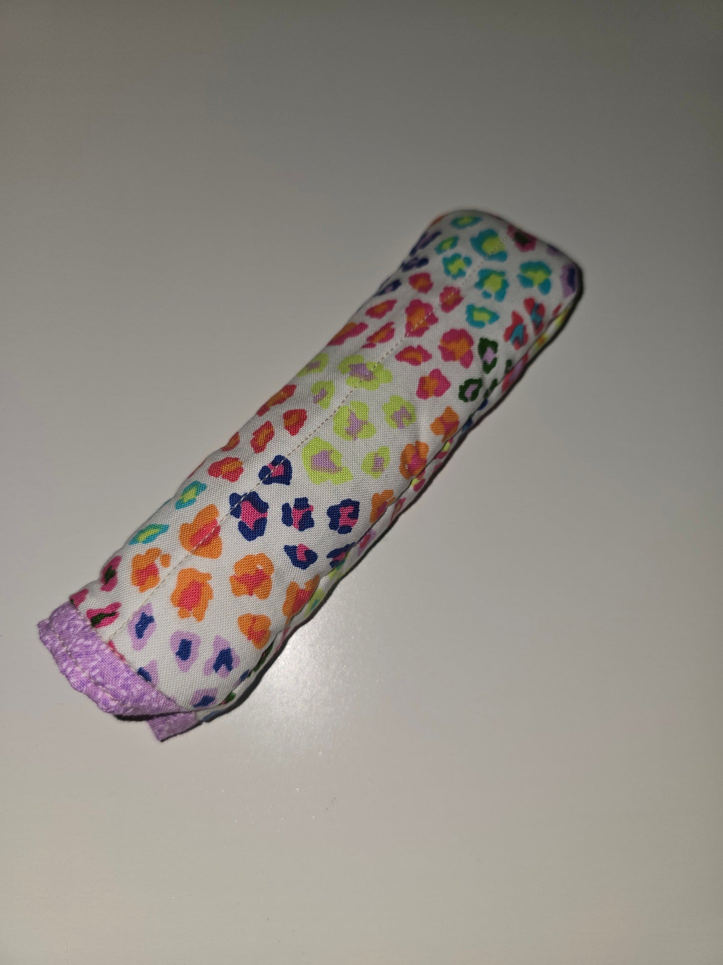 Leopard Print / Lavender Skillet Handle Holder
