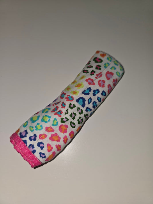 Leopard Print / Pink Skillet Handle Holder