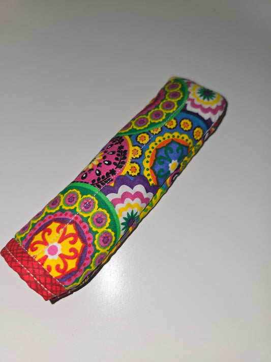 Paisley / Red Lattice Skillet Handle Holder