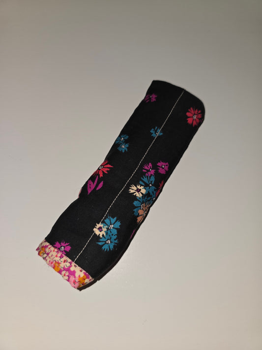 Wildflower / Pink and Orange Flowers Skillet Handle Holder