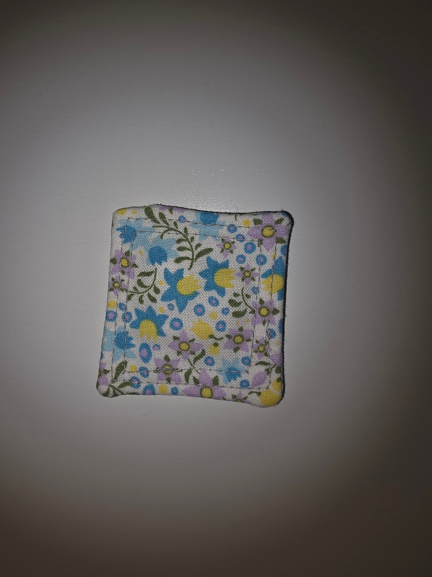 Blue and Purple Flowers Pocket Prayer Quilt