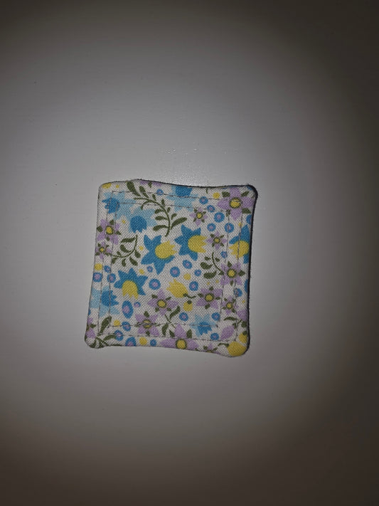 Blue and Purple Flowers Pocket Prayer Quilt