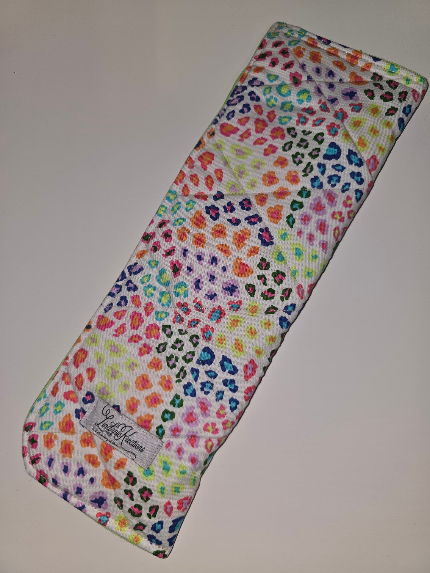 Leopard / Mint Hair Tool Case