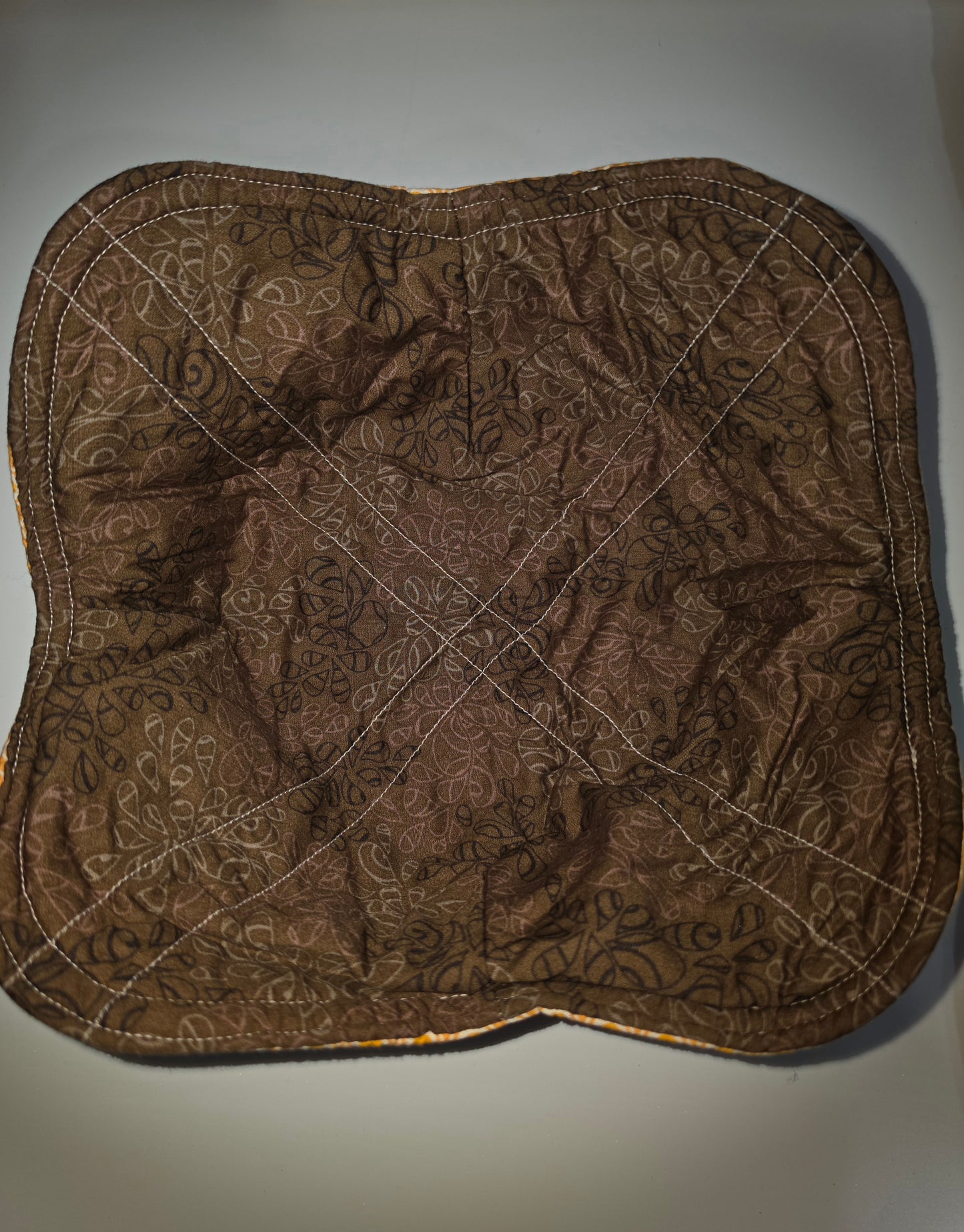 Brown / Orange Circles Large Bowl Cozy