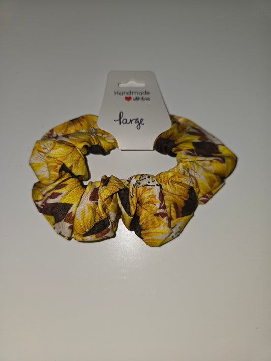 Large Sunflowers Scrunchie