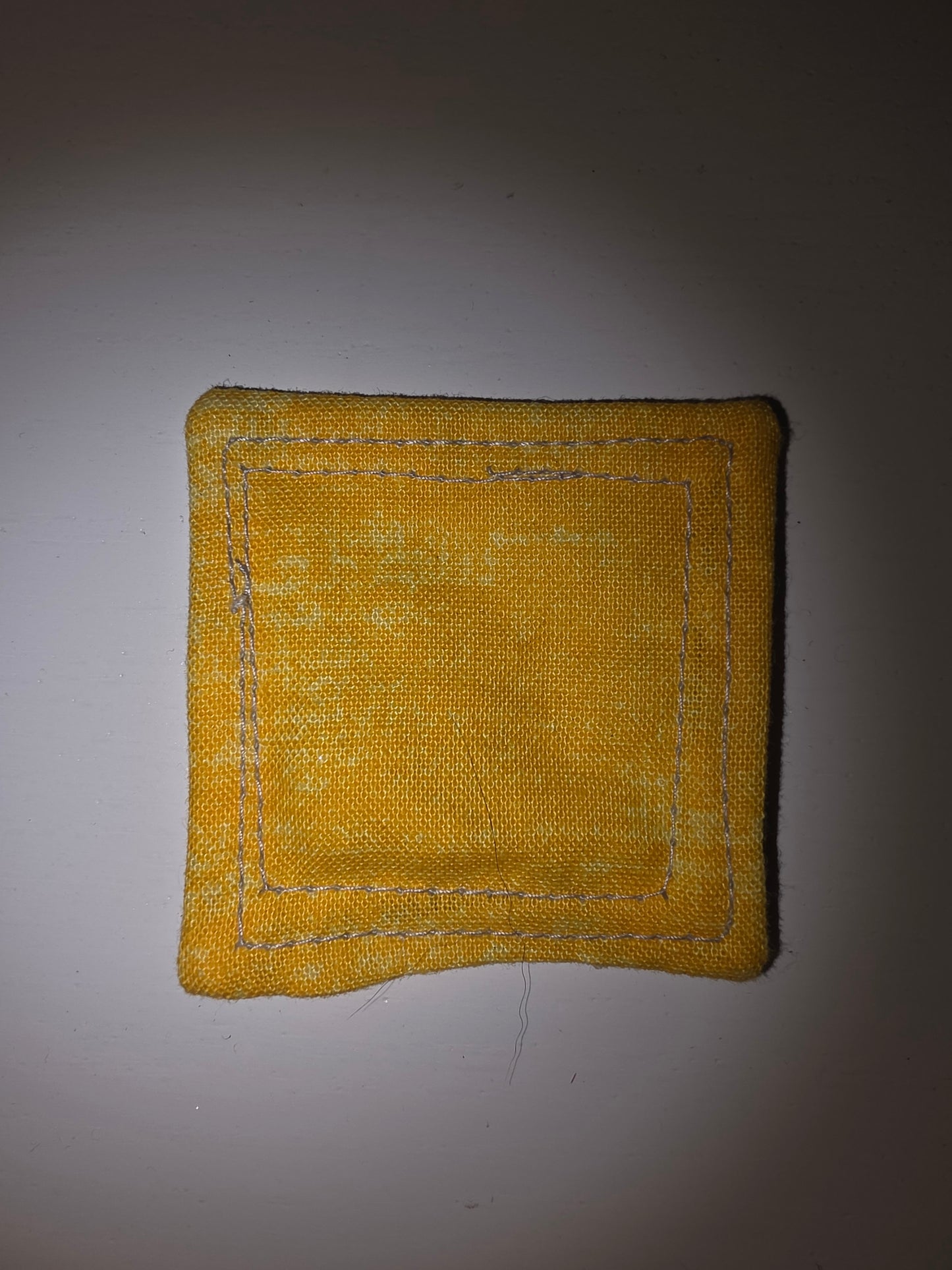 Mice / Yellow Pocket Prayer Quilt