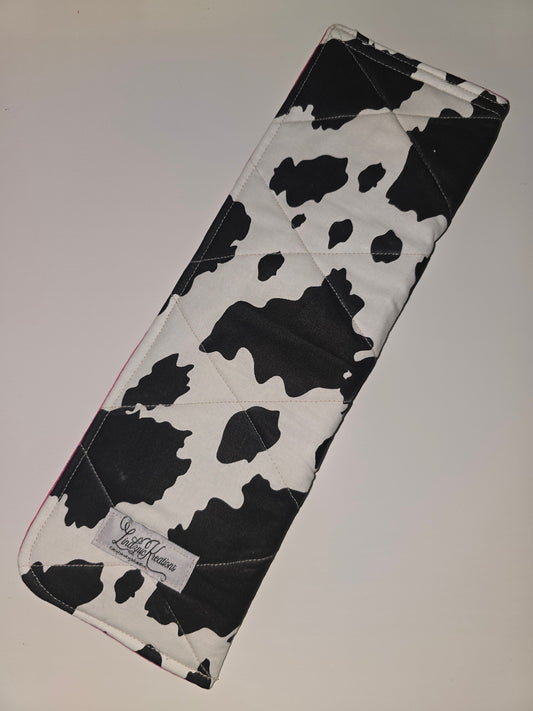 Cow Print / Pink Hair Tool Case