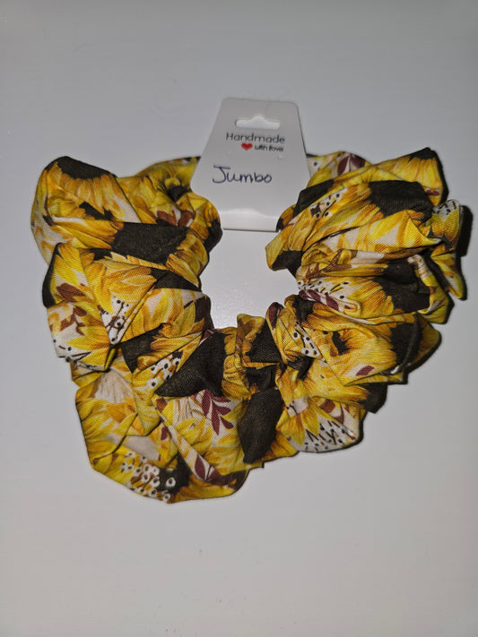 Jumbo Sunflowers Scrunchie