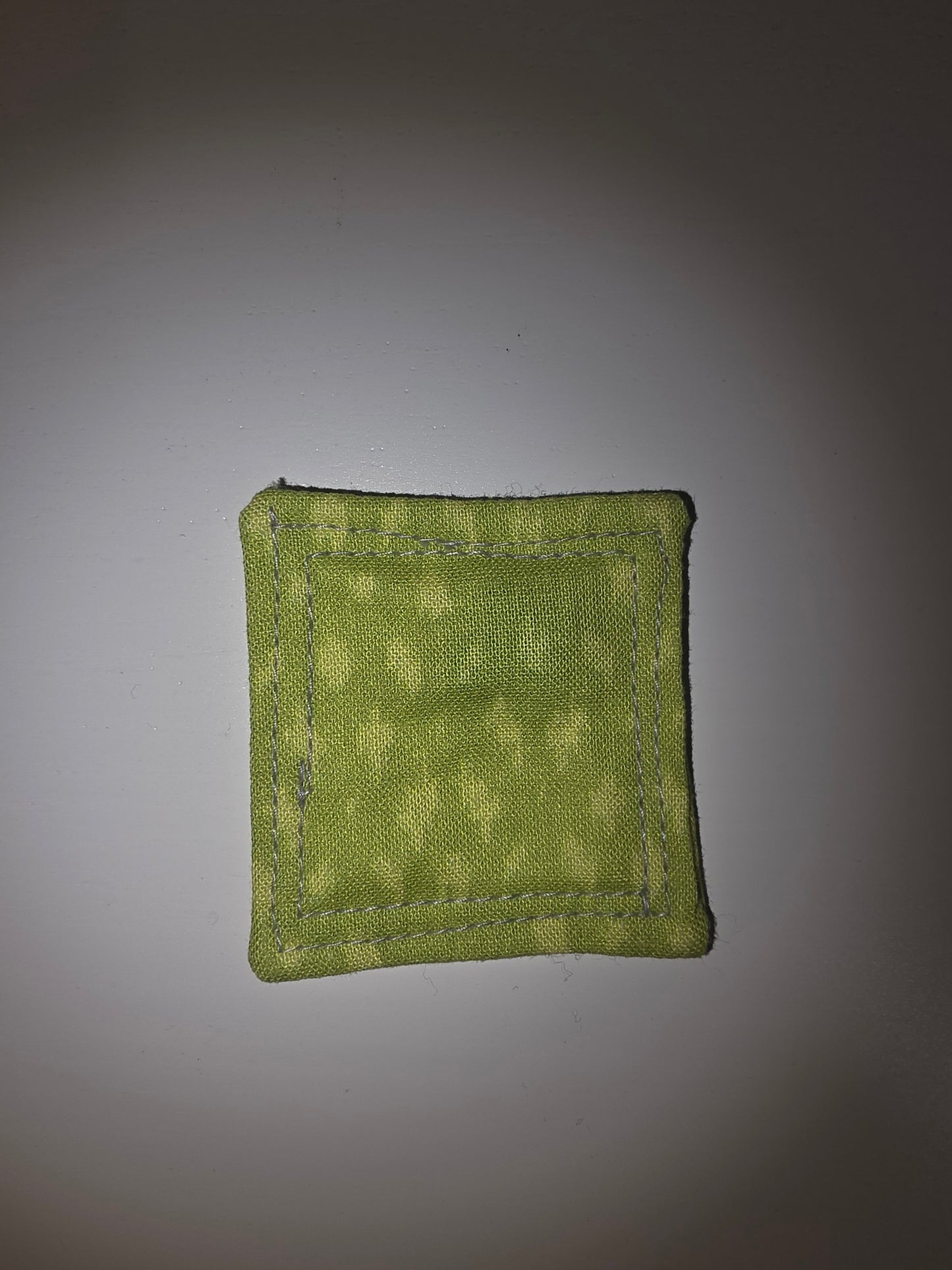 Lime Green Dots Pocket Prayer Quilt