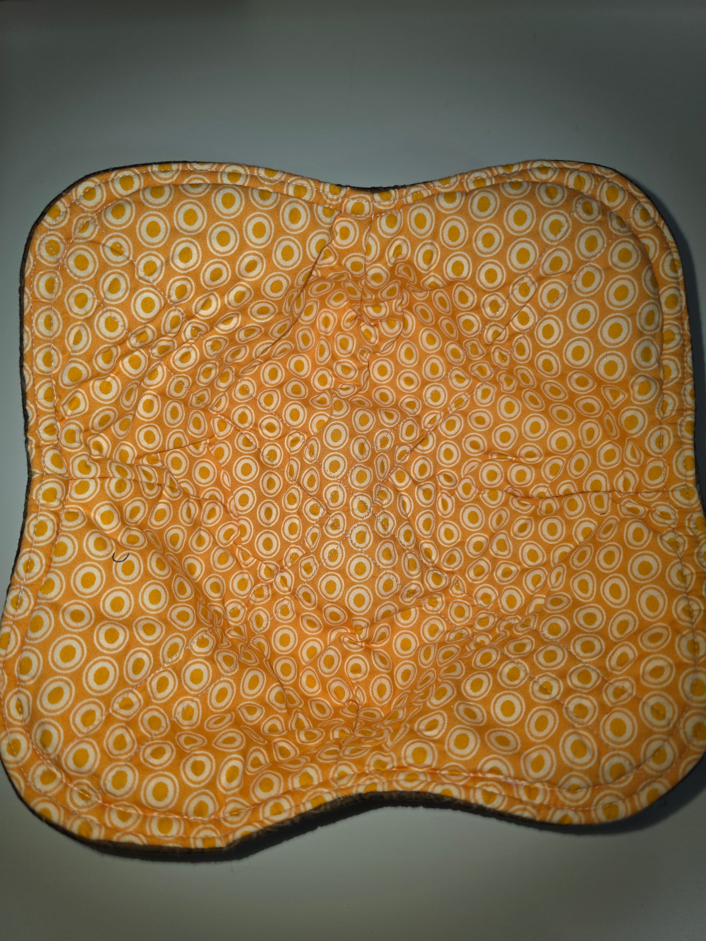 Brown / Orange Circles Large Bowl Cozy