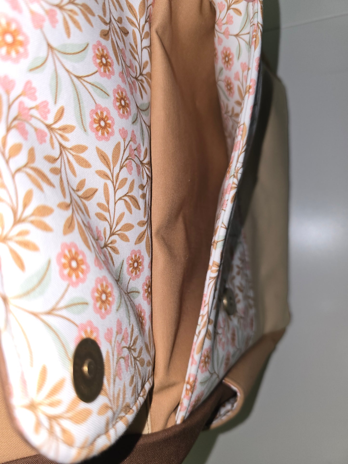 Brown and Floral Trailblazer Backpack
