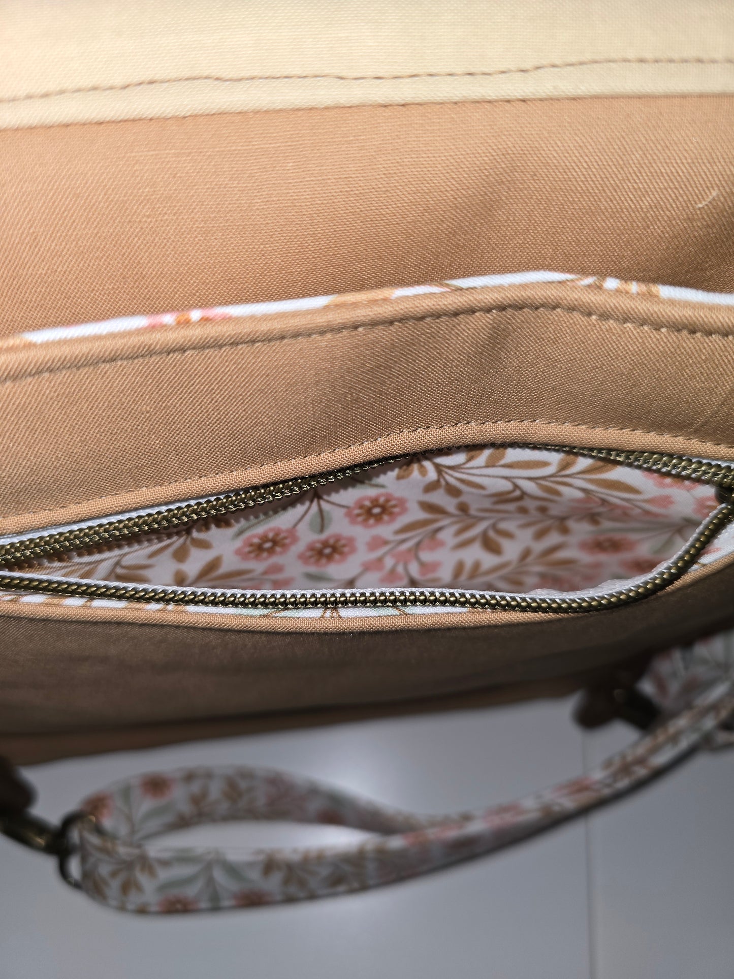 Brown and Floral Trailblazer Backpack