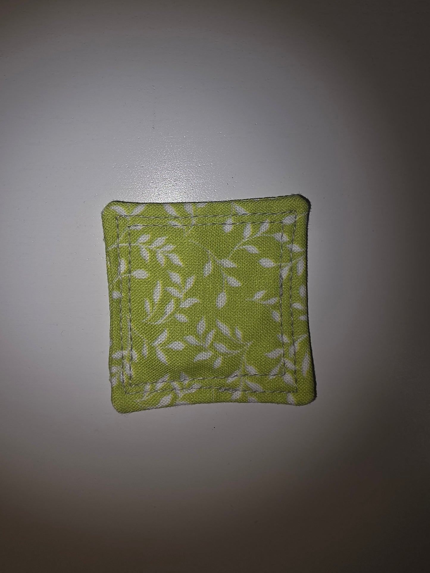 Lime Green Vines Pocket Prayer Quilt