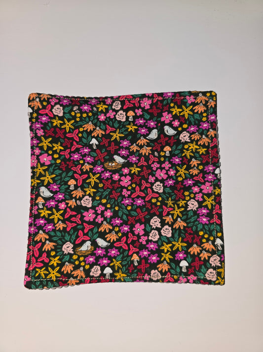 Flowers with Mushrooms and Birds Lid Gripper