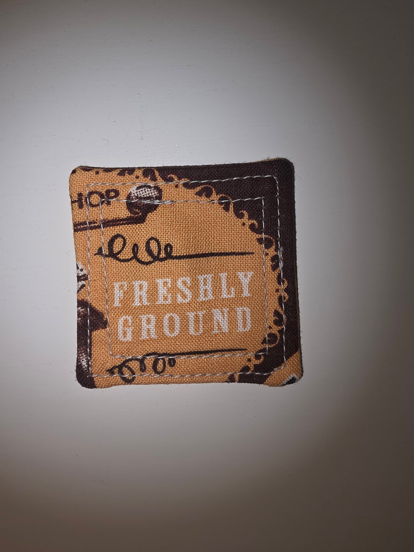Coffee ) Gold Pocket Prayer Quilt
